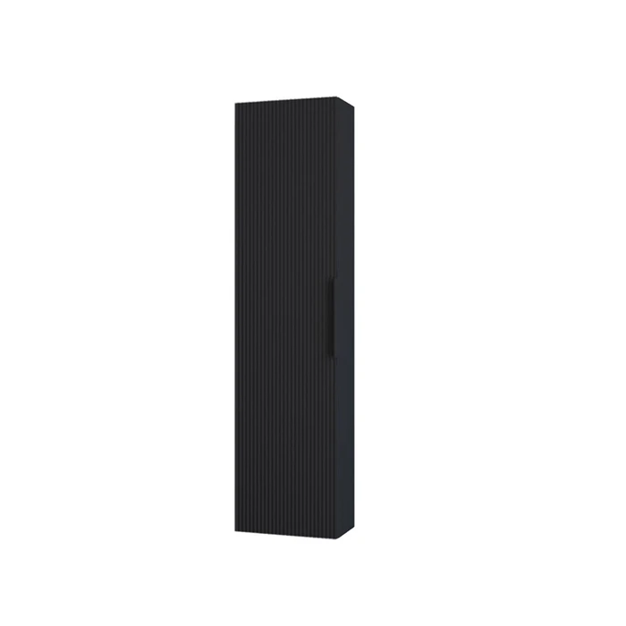 PREMIUM Колонна подвесная с распашной дверью, реверсивная 55597 Plisse Nero opaco, 35x20x140 55597