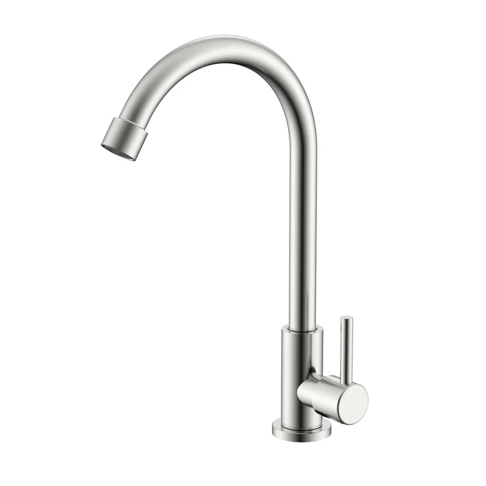 Кран Splenka S249.481.05 для кухни  поворотный излив, сатин S249.481.05