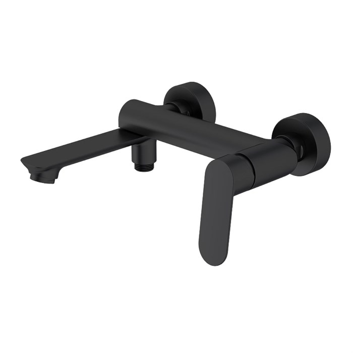 Смеситель Splenka для ванны и душа поворотный излив 18 см, черный (S41.30.06) S41.30.06