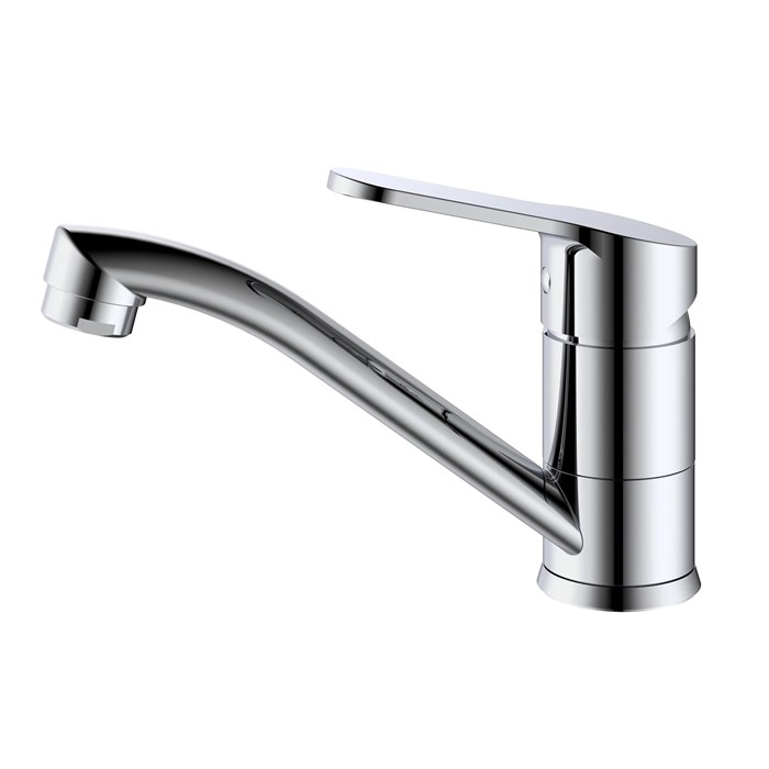 Смеситель Splenka для кухни/раковины низкий поворотный излив, хром (S07.45) S07.45