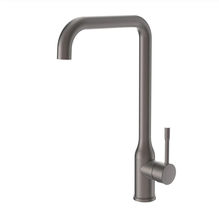 Смеситель Splenka для кухни П-образный поворотный излив, графит (S206.40.09) S206.40.09