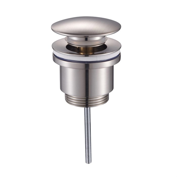 Донный клапан для раковины Raglo без перелива (клик-клак), латунь, сатин (R600.01.05) R600.01.05