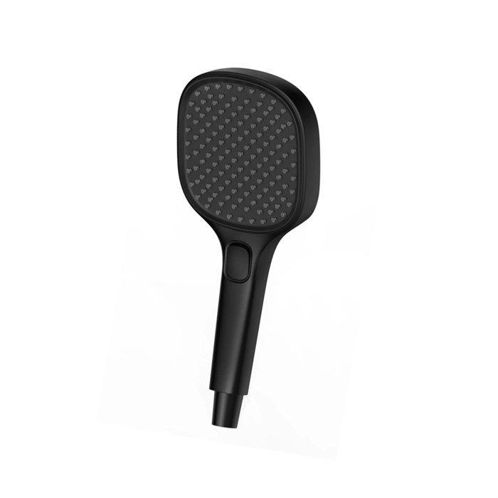 Лейка душевая Raglo 3-х режимная квадратная пластик/силикон, черный (R450.51.06) R450.51.06