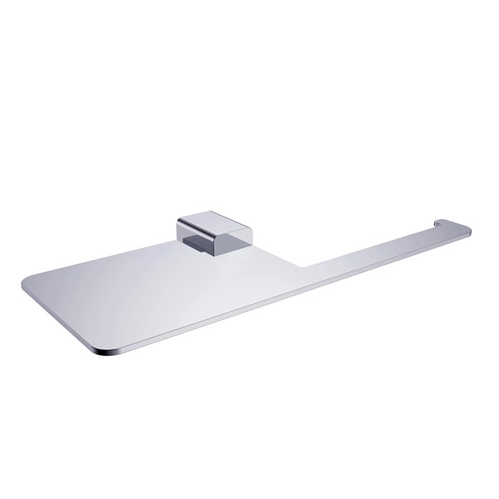 Держатель для туалетной бумаги Raglo с полкой, хром (R301.03) R301.03