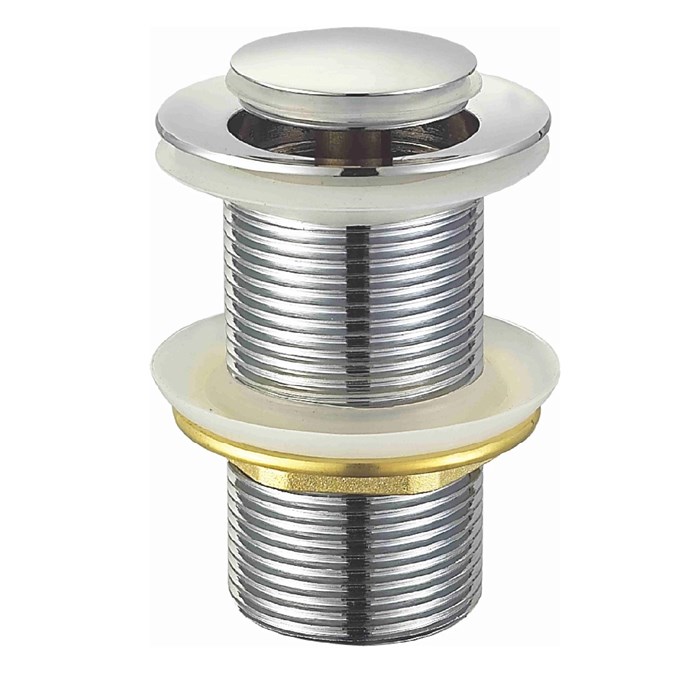 Донный клапан для раковины Raglo без перелива (клик-клак), латунь, хром (R600.04) R600.04