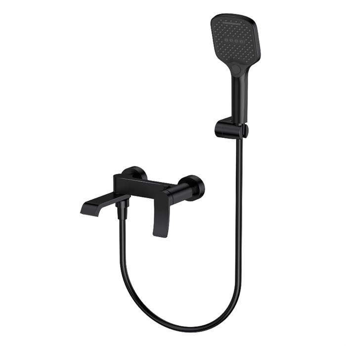 Смеситель Splenka для ванны и душа поворотный излив 18 см, черный (S31.30.06) S31.30.06