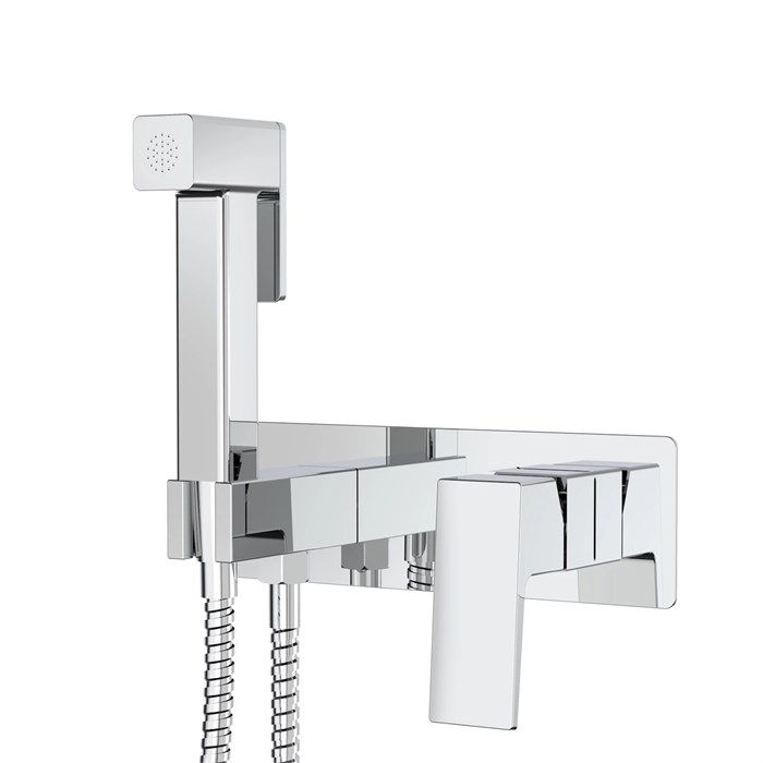 Смеситель Splenka с гигиеническим душем встраиваемый хром (S01.52) S01.52