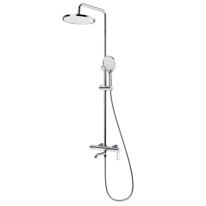 Душевая система Splenka для ванны и душа поворотный излив 19 см, хром (S03.24) S03.24