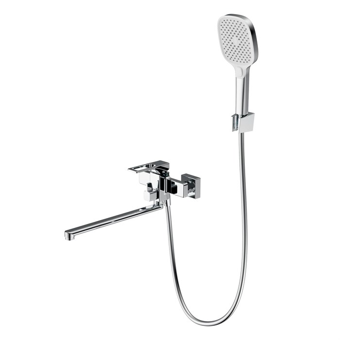 Смеситель Splenka для ванны и душа универсальный поворотный излив 35 см, хром (S55.22) S55.22