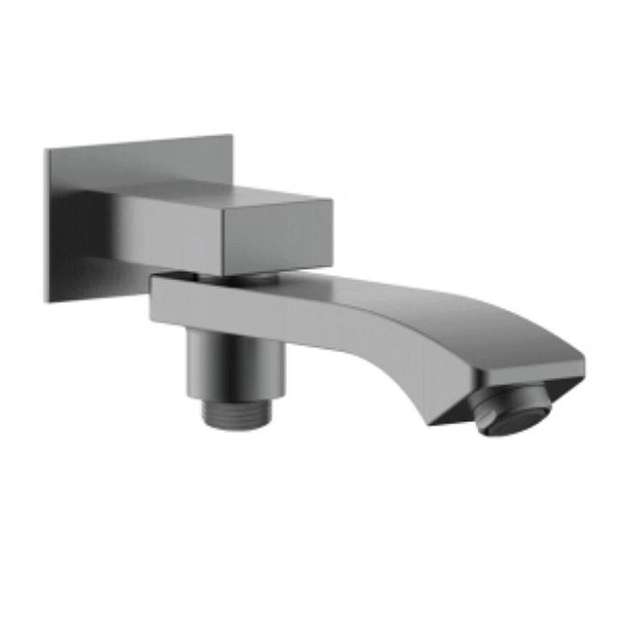 Излив поворотный встраиваемый Raglo для ванны и душа 20см с функцией переключения латунь, графит (R473.70.09) R473.70.09