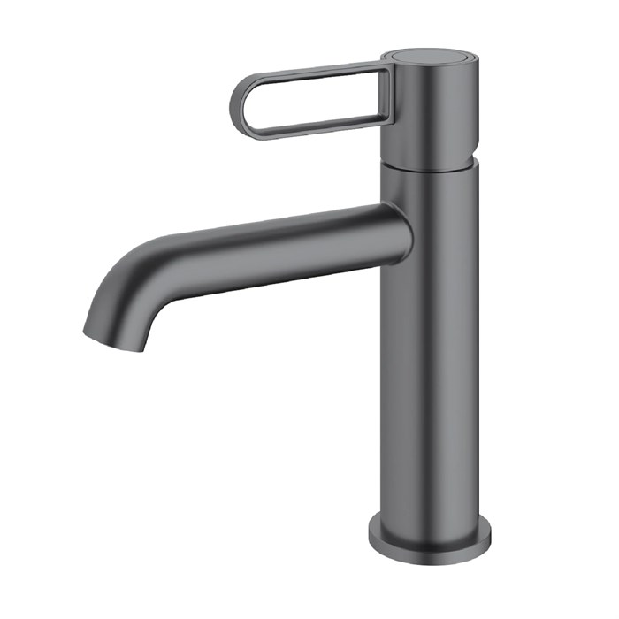 Смеситель Splenka для раковины монолитный, графит (S03.10.09) S03.10.09