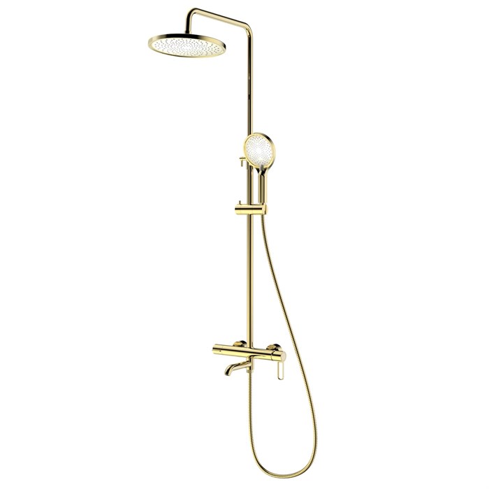 Душевая система Splenka для ванны и душа поворотный излив 19 см, золото (S03.24.23) S03.24.23