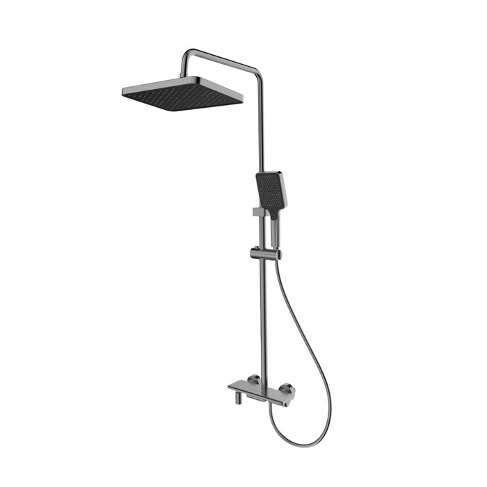 Душевая система Splenka для ванны и душа кнопочное управление наполнитель, графит (S52.24.09) S52.24.09
