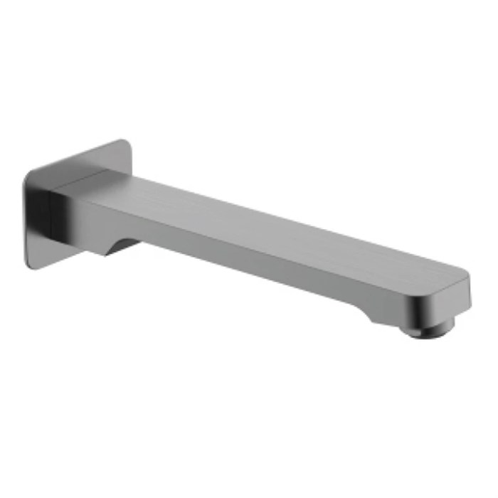 Излив монолитный встраиваемый Raglo для ванны и душа 20 см латунь, графит (R473.60.09) R473.60.09