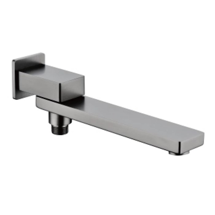 Излив поворотный встраиваемый Raglo для ванны и душа 25см с функцией переключения латунь, графит (R473.73.09) R473.73.09