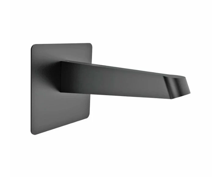 Держатель для лейки  Raglo R470.33.09 верхнего душа настенный нержавеющая сталь, графит R470.33.09