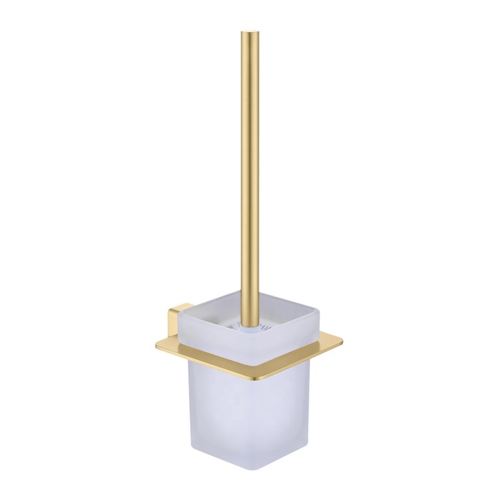 Ёршик для унитаза Raglo с держателем, сатин золотой (R301.10.03) R301.10.03