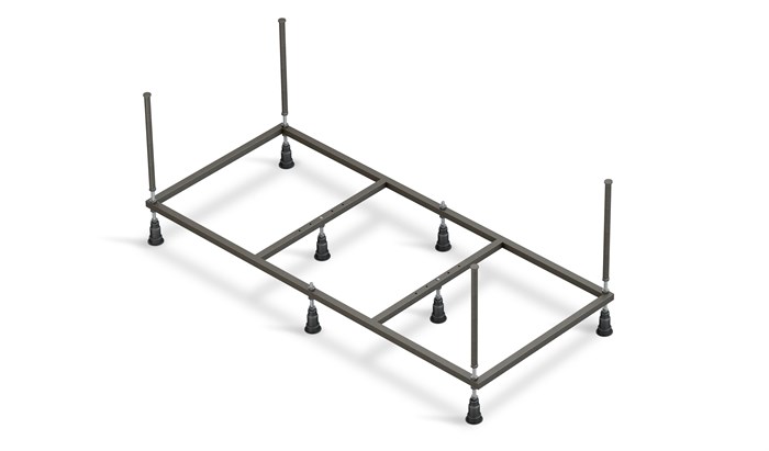 Рама для ванны Cersanit LORENA 160 (K-RW-LORENA*160n) K-RW-LORENA*160n