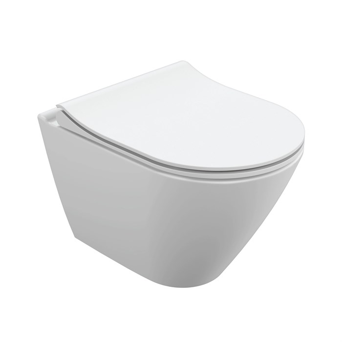 Подвесной унитаз Cersanit CITY SMART Clean On DPL EO slim LP (64822) 64822