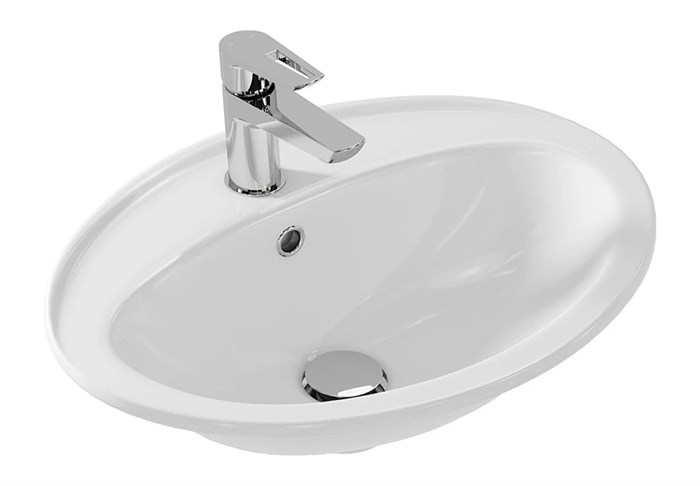 Раковина Cersanit  в столешницу CALLA 54 1 отв. (S-UM-Cl/1-w) S-UM-Cl/1-w