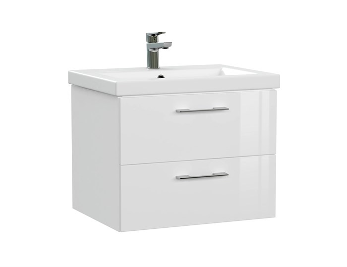 Тумба под раковину подвесная Cersanit LARA 60 для COMO 60 белый (64133) 64133