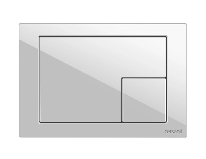 Кнопка Cersanit  CORNER для LINK PRO/VECTOR/LINK/HI-TEC пластик белый (64077) 64077