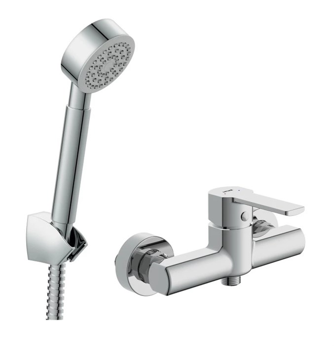 Комплект Cersanit SMART 2 в 1 смеситель для душа SMART душевой гарнитур CARI (64511) 64511