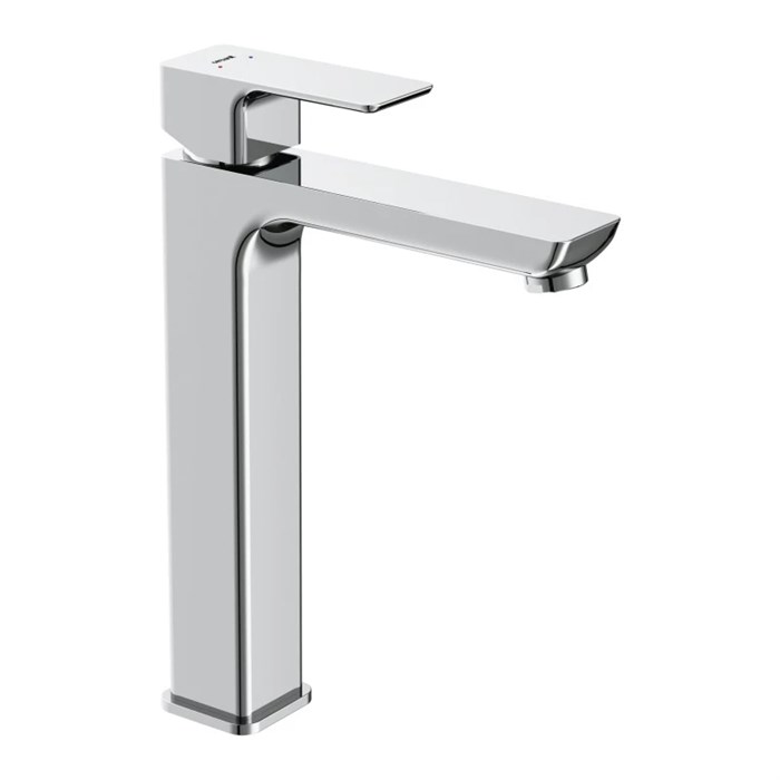 Смеситель для раковины высокий Cersanit GEO однорычажный клик клак (63043) 63043