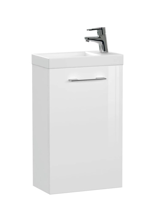 Комплект (4в1) Cersanit LARA 40 белая раковина COMO 40 смеситель CARI сифон (64228) 64228