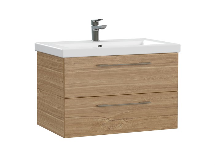 Тумба под раковину подвесная Cersanit LARA 70 для COMO 70 орех (64136) 64136