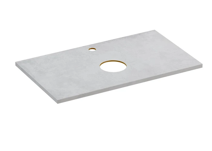 Столешница Cersanit STONE из керамогранита Balance 80x45x2 серый матовый (64186) 64186