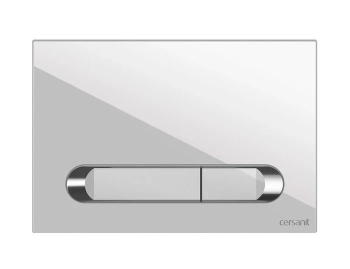 Кнопка Cersanit  ESTETICA для LINK PRO/VECTOR/LINK/HI-TEC пластик хром глянцевый (64111) 64111