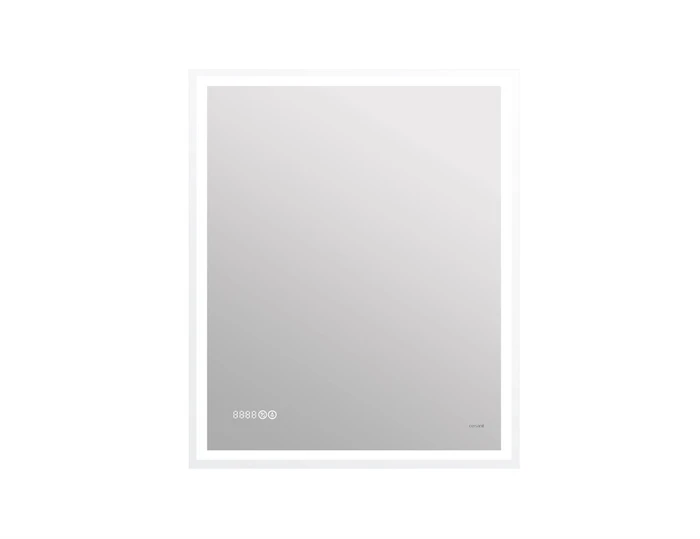 Зеркало Cersanit  LED 080 design pro 70x85 с подсветкой часы с антизапотеванием прямоугольное (KN-LU KN-LU-LED080*70-p-Os