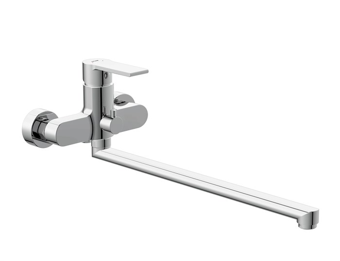 Смеситель для ванны Cersanit BRASKO с длинным изливом однорычажный (64091) 64091