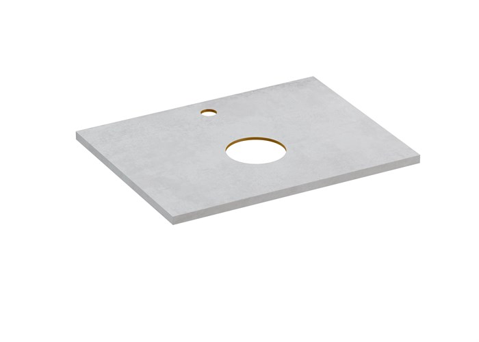 Столешница Cersanit STONE из керамогранита Balance 60x45x2 серый матовый (64185) 64185