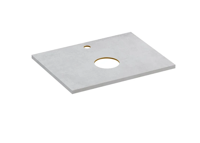 Столешница Cersanit STONE из керамогранита Balance 60x45x2 серый матовый (64185) 64185