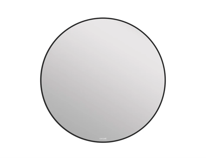 Зеркало Cersanit  ECLIPSE smart 100x100 с подсветкой круглое в черной рамке (64149) 64149