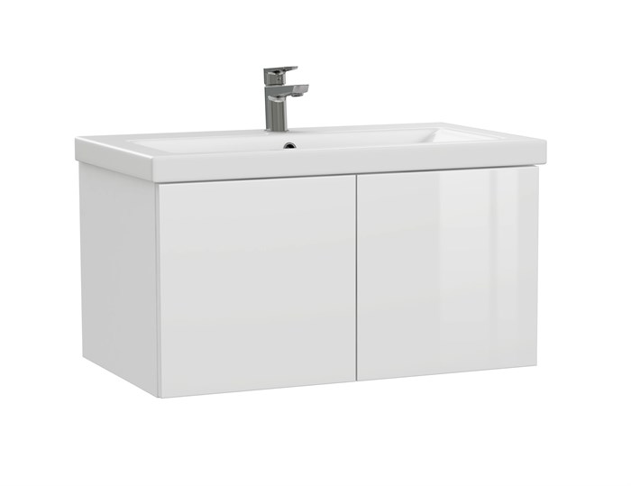 Тумба под раковину подвесная Cersanit COLOUR 80 для COMO 80 белый (64259) 64259