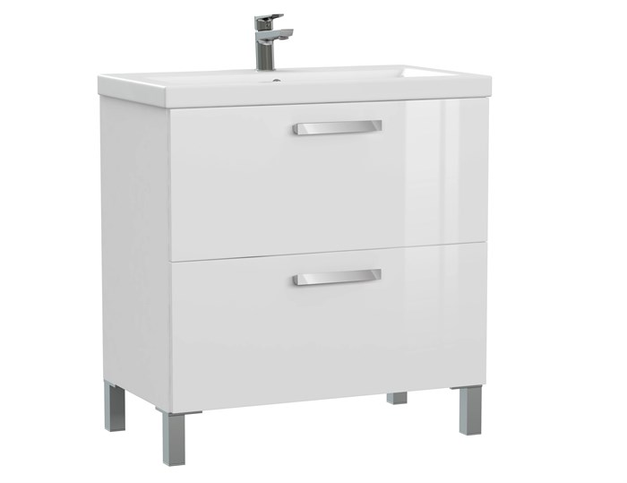 Тумба под раковину напольная Cersanit MELAR 80 для COMO 80 белый (64130) 64130