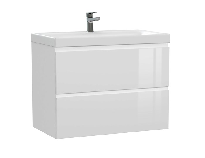 Тумба под раковину подвесная Cersanit MODUO 80 для MODUO 80 белый (64141) 64141