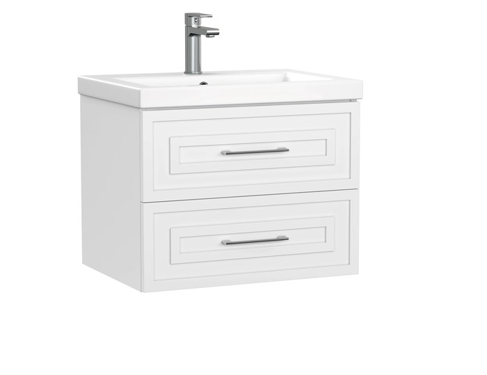 Тумба под раковину подвесная Cersanit CLASSIC 60 для COMO 60 белый матовый (69087) 69087