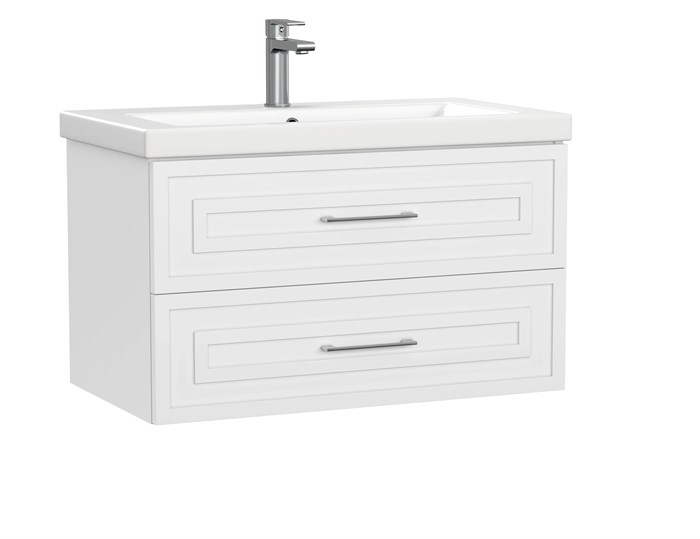 Тумба под раковину подвесная Cersanit CLASSIC 80 для COMO 80 белый матовый (69090) 69090