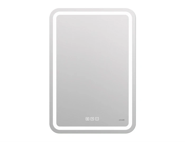 Зеркало Cersanit  LED 051 design pro 55x80 с подсветкой bluetooth с антизапотеванием прямоугольное ( KN-LU-LED051*55-p-Os