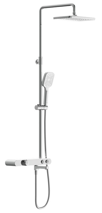 Душевая система Cersanit VIVO термостатическая с кнопочным управлением (64529) 64529
