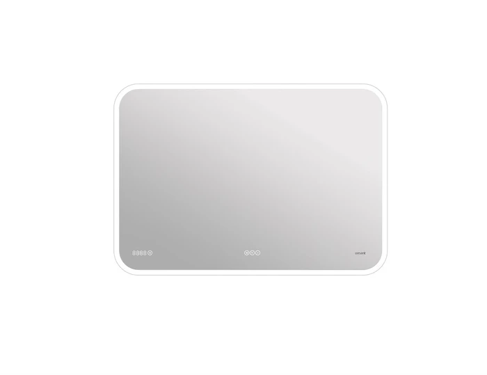 Зеркало Cersanit  LED 070 design pro 80x60 с подсветкой bluetooth часы с антизапотеванием прямоуголь KN-LU-LED070*80-p-Os