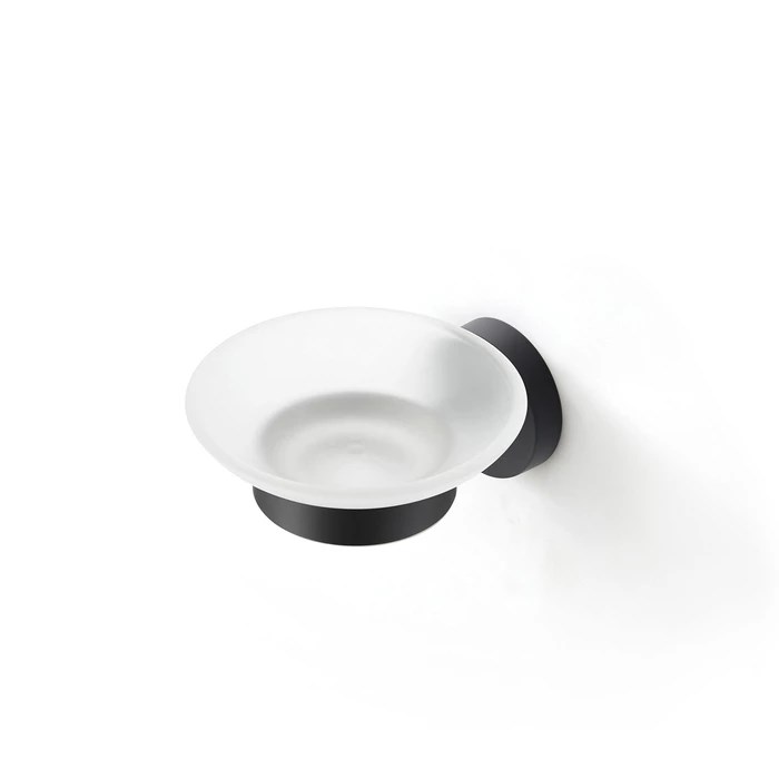 Мыльница, черный матовый, матовое стекло, сплав металлов, Sena, IDDIS, SENSBG0i42 SENSBG0i42