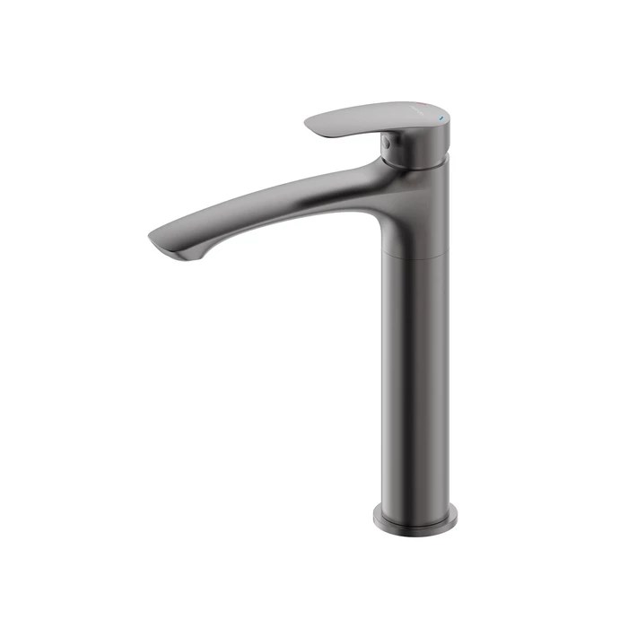 Смеситель для настольного  умывальника, графит, Rora, Milardo, RORGM01M01 RORGM01M01