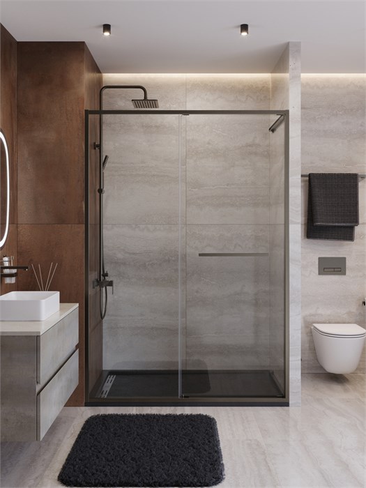 Душевая дверь CEZARES LUX-B-FS-11-140-C-GM LUX-B-FS-11-140-C-GM