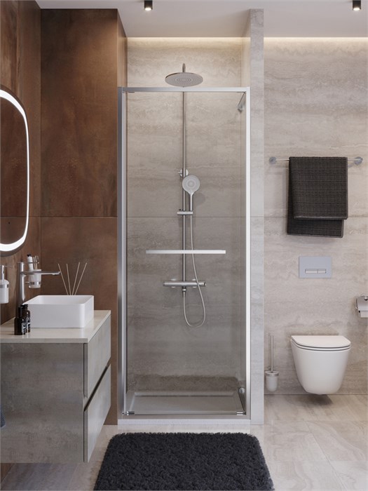 Душевая дверь CEZARES LUX-B-FS-1-70-C-CR LUX-B-FS-1-70-C-CR