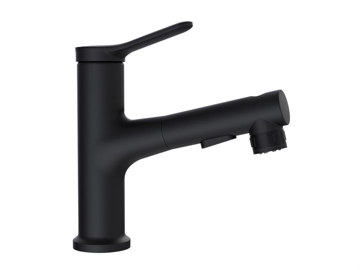 Смеситель для раковины с выдвижным изливом BelBagno BB-LVMD-NERO-W0 BB-LVMD-NERO-W0, BelBagno